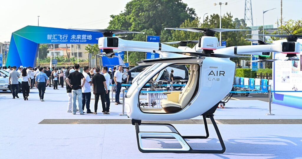 China quiere mejores previsiones meteorológicas para drones y taxis voladores