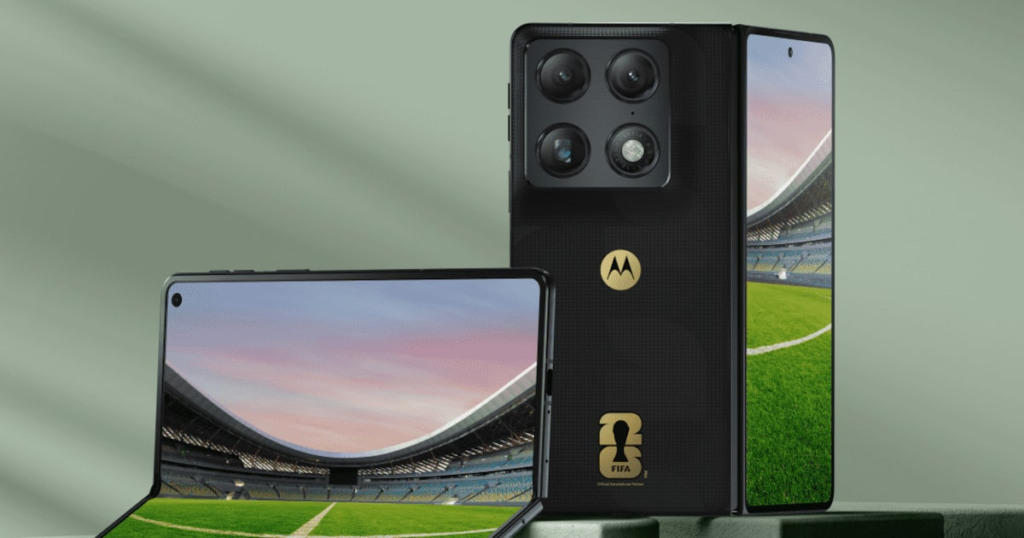 Lujo y fútbol: Cuánto cuesta el teléfono Motorola Razr Fold del Mundial 2026 bañado en oro