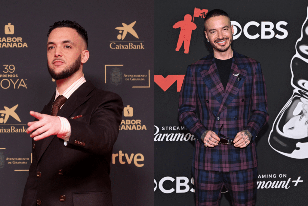 C. Tangana en una imagen de archivo con una expresión de crítica o descontento